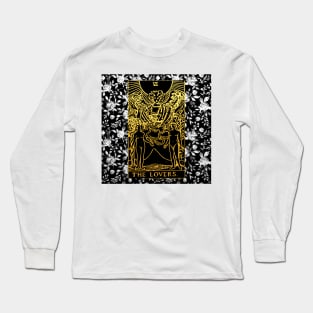 Floral Tarot Print - The Lovers Long Sleeve T-Shirt